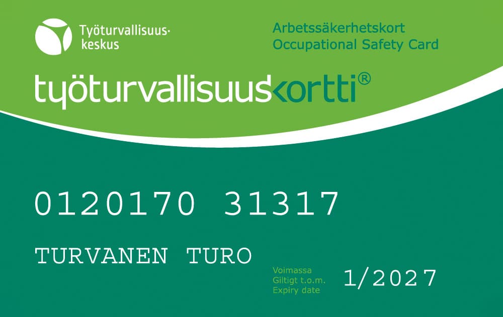 työturvallisuuskortti